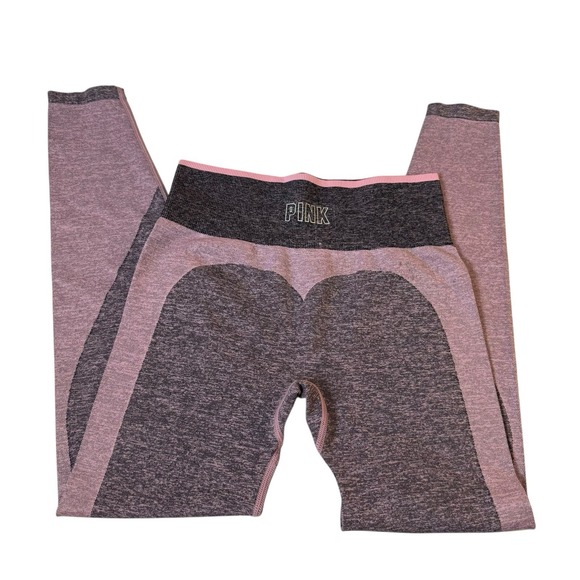 Victoria's Secret PINK Seamless High Waist‎ Workout Leggings Lot Of 2 Size Small - Picture 5 of 16